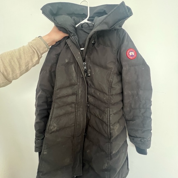 Canada Goose W’s Pleated Long Coat [Sz. XS] - Picture 2 of 9